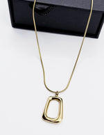Hypoallergenic non-tarnish modern architectural gold jewelry UAE.