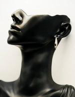 Close-up of premium hypoallergenic imitation jewelry featuring a bold oval design.