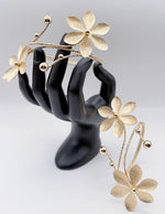 Hypoallergenic gold plated botanical jewelry set United Arab Emirates.