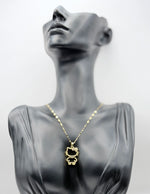 Hypoallergenic non-tarnish Y2K nostalgic gold chain jewelry.