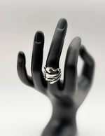Hypoallergenic non-tarnish high polish architectural statement ring UAE.