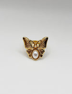 Hypoallergenic non-tarnish fairycore gold insect ring UAE.