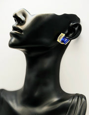 Close-up of premium hypoallergenic imitation jewelry featuring a midnight onyx design.
