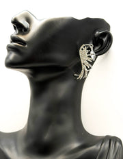 Luxe Crystal Fairy Wing Ear Climbers | Best Imitation Jewellery Brands In UAE