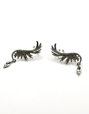 Luxe Crystal Fairy Wing Ear Climbers | Best Imitation Jewellery Brands In UAE