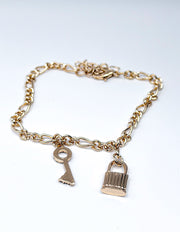 Hypoallergenic gold plated pearl and baguette crystal cuff United Arab Emirates.