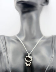 Hypoallergenic non-tarnish Y2K nostalgic silver chain jewelry.
