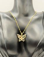 Hypoallergenic non-tarnish colorful pavé butterfly jewelry Dubai.