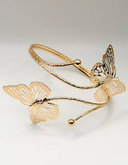 Luxury tarnish-free stainless steel goddess arm jewelry for sensitive skin.