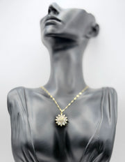 Hypoallergenic non-tarnish marquise crystal flower jewelry gift.